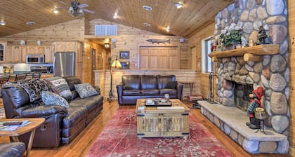 Waterfront Pike Lake Retreat: Snowmobile Paradise