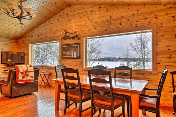 Cottage (3 Bedrooms) | Interior - Waterfront Pike Lake Retreat: Snowmobile Paradise (Park Falls)