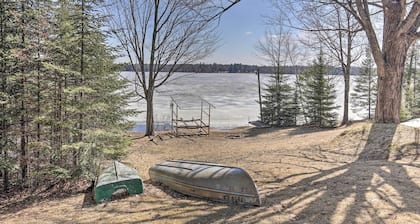 Waterfront Pike Lake Retreat: Snowmobile Paradise