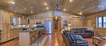 Waterfront Pike Lake Retreat: Snowmobile Paradise