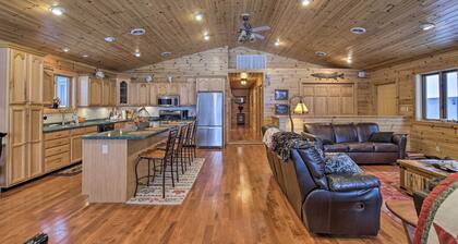 Waterfront Pike Lake Retreat: Snowmobile Paradise
