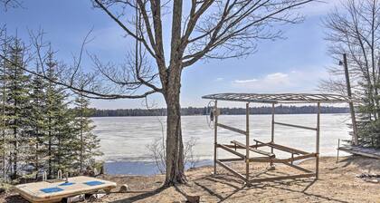 Waterfront Pike Lake Retreat: Snowmobile Paradise