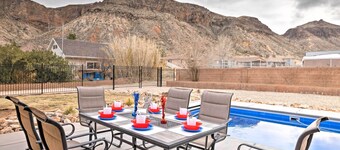 Hurricane Home w/ Pool & Spa ~ 25 Mi to Zion!