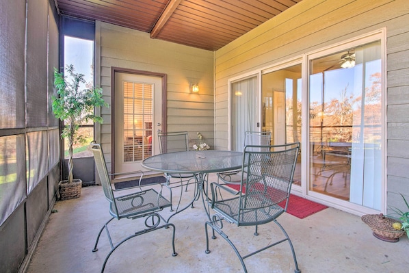 Apartment (3 Bedrooms) | Interior - Pool Access & Private Patio: Branson West Condo! (Branson West)