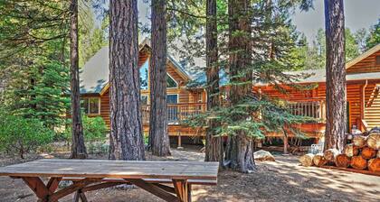 Hot Tub, Deck & Trail Access: Shaver Lake Cabin