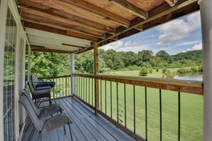 House (4 Bedrooms) | Interior - Game Room & Views: Lakefront Shelby Home! (Shelby)