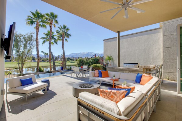 House (3 Bedrooms) | Front of property - Palm Springs Oasis w/ Pool & Spa on Golf Course! (Palm Springs)