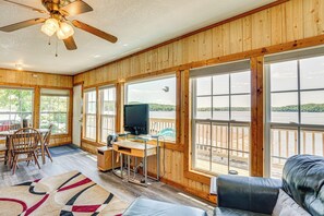 Apartment (0 Bedroom) | Interior - Lakefront Ozark Cottage: Deck w/ Covered Dock! (Climax Springs)