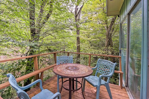 Furnished Deck + Home Gym: Bakersville Retreat!