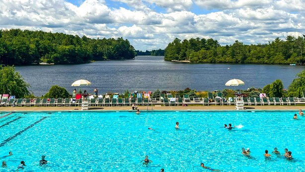 Unclassified image, 1 of 25, button - Walk to Beach: Beautiful Lake Naomi Retreat! (Pocono Pines)