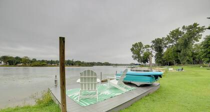 Homey Lakefront Escape w/ Boat Dock, Fire Pit