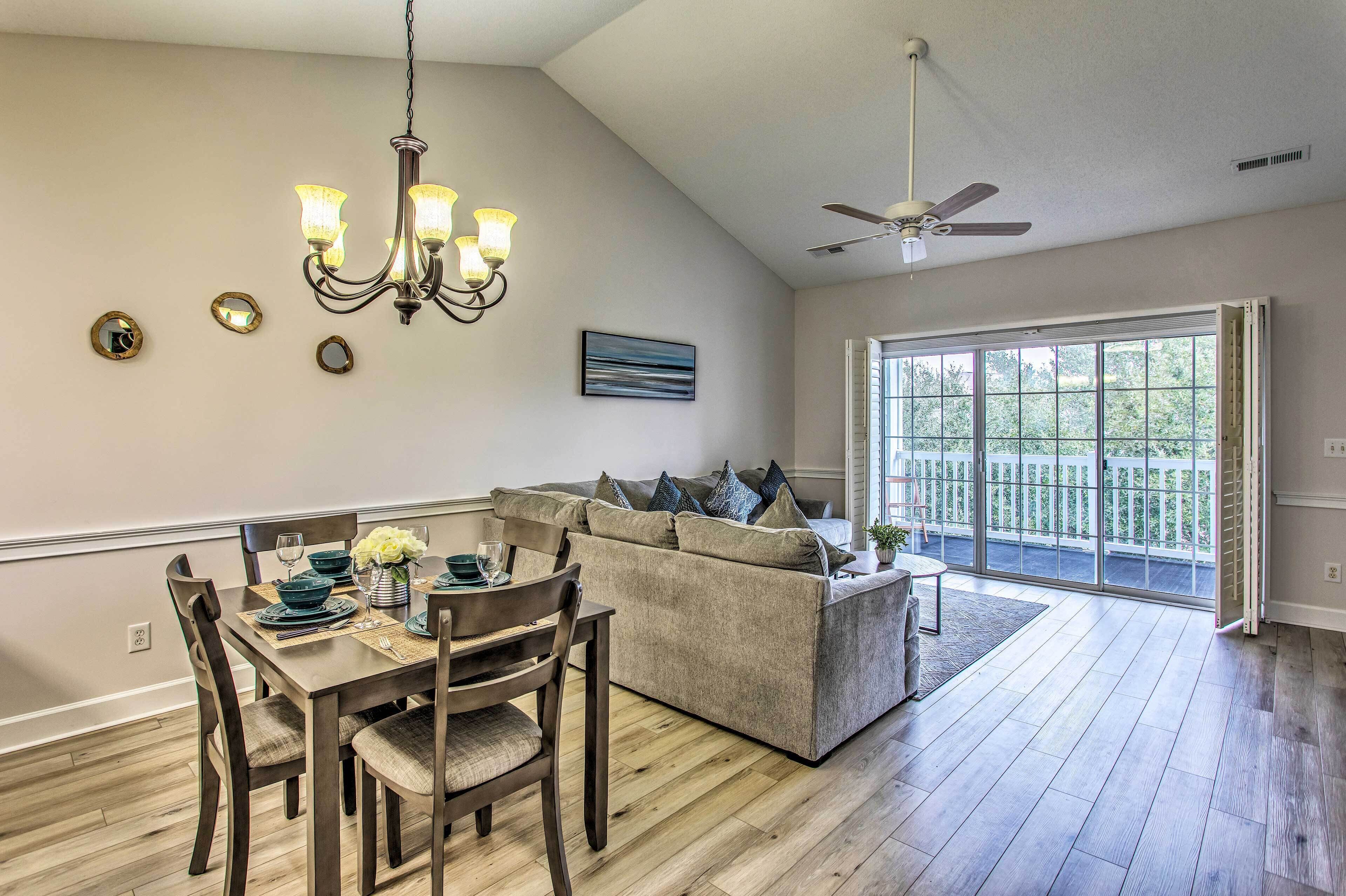 Breezy Coastal Condo: 2 Mi to Shop, Golf, & Swim!