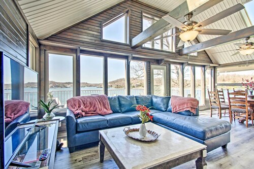 Boat Dock + Scenic Decks: Lake of the Ozarks Gem