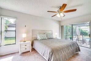 3 bedrooms, iron/ironing board, bed sheets