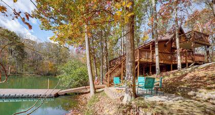 Hocking Hills Lake Gem w/ Hot Tub, Dock, 100 Acres