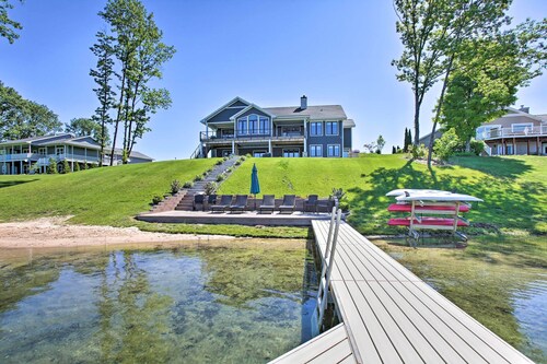 Sunroom + Hot Tub! Waterfront Silver Lake Home