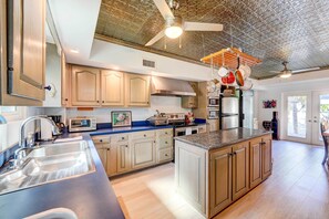 House (2 Bedrooms) | Interior - Canal-front Florida Keys Home w/ Dock! (Tavernier)