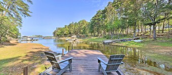 Lakefront Anderson Paradise: Dock, Fire Pit!