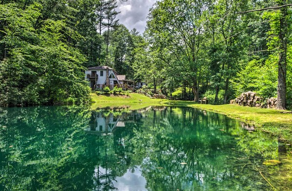House (4 Bedrooms) | Interior - Serene Todd Getaway w/ Private Pond & Creek Views! (Todd)