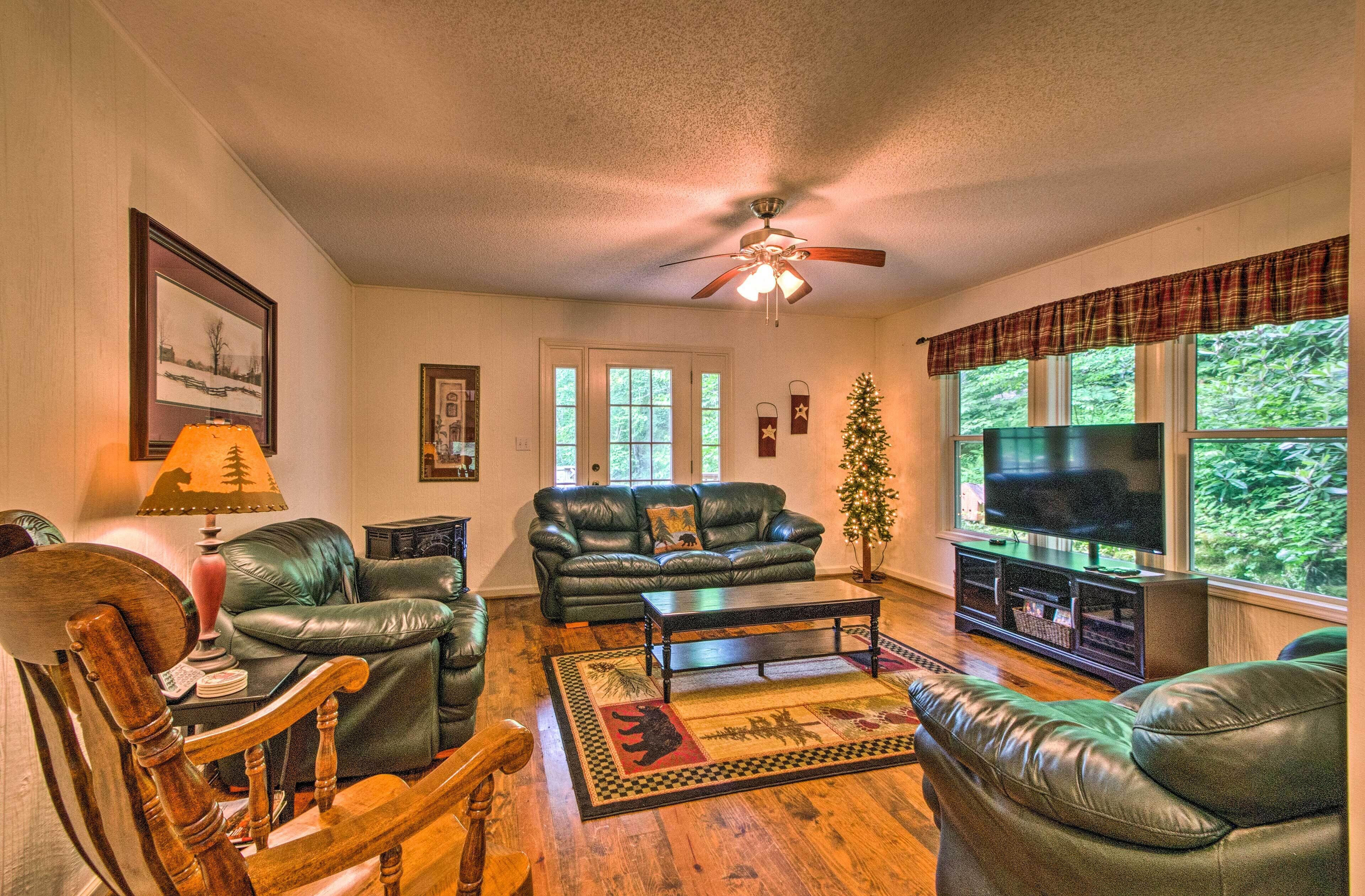 Serene Todd Getaway w/ Private Pond & Creek Views!