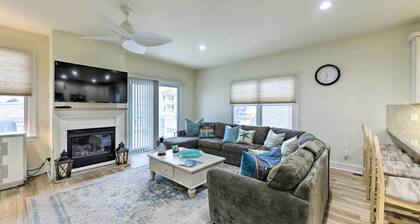 Sunny Brigantine Townhome: Walk to Beach