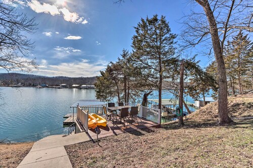 Lakefront Camdenton Home w/ Fire Pit & Grill!