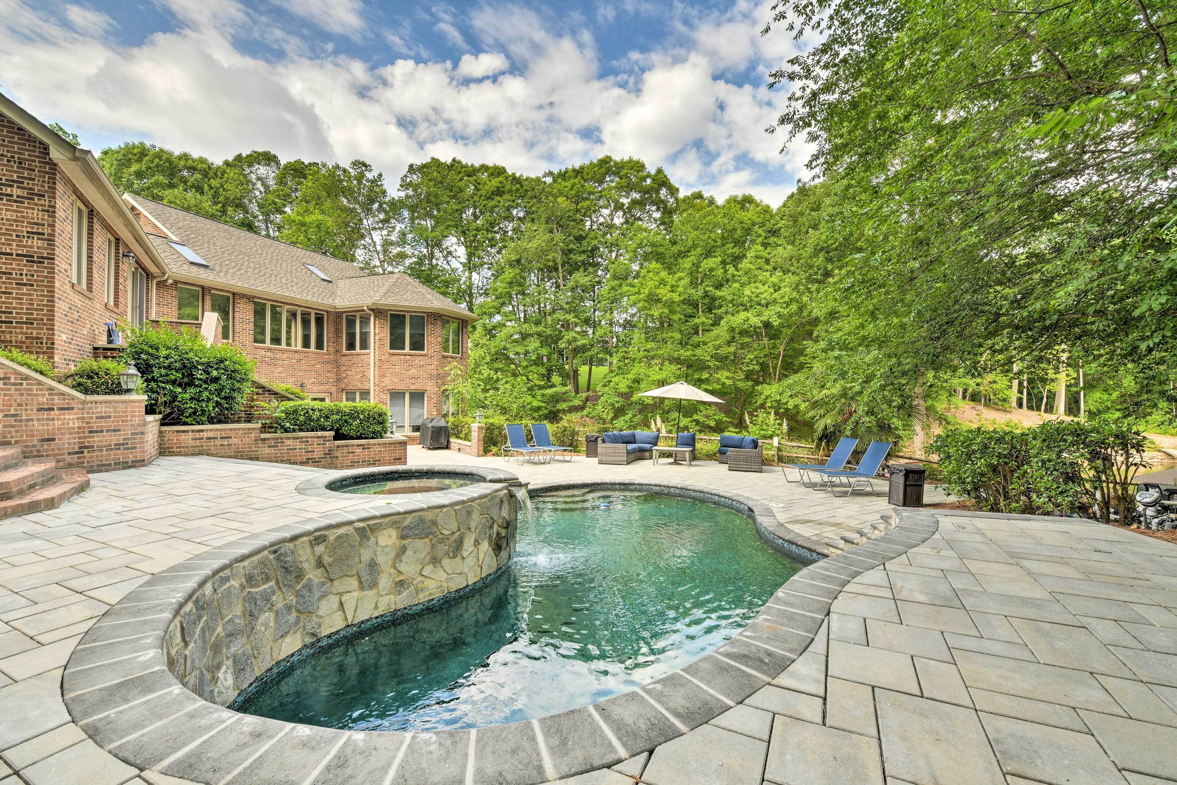Luxury Mooresville Manor w/ Pool & Lake Access!