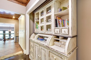 House (4 Bedrooms) | Interior - Hot Tub, Dock, Lakefront: Luxe Six Mile Retreat (Six Mile)