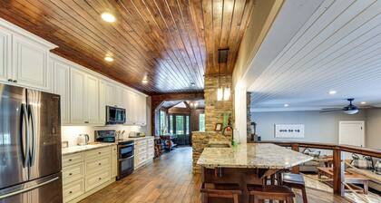 Hot Tub, Dock, Lakefront: Luxe Six Mile Retreat