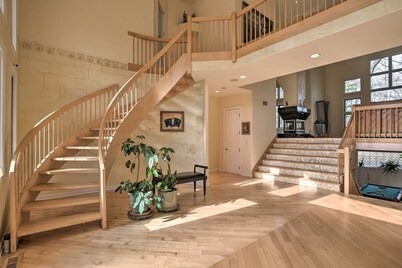 Elegant Riverwoods Escape w/ Private Sauna!