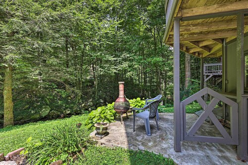 Walk to Trails: Creekside Roan Mountain Cabin