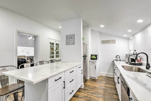 Hus (3 Bedrooms) | Eget kjøkken | Mikrobølgeovn, ovn, kokeplater og oppvaskmaskin