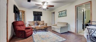 Riverside Niles Retreat w/ Fire Pit & Grill!