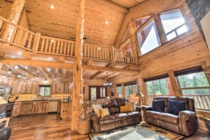 Interior - Luxe Island Park Cabin w/ National Forest Views! (Island Park)