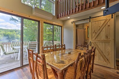 Acre Lake Chalet w/ Dock: Angler's Paradise!