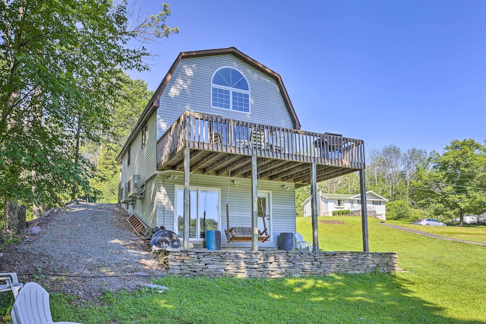 Lovely Waterfront Chalet w/ Grill: Ski & Fish!