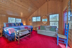 House (2 Bedrooms) | 2 bedrooms, iron/ironing board, bed sheets - North Carolina Escape w/ Deck, Grill & Fire Pit! (Bryson City)