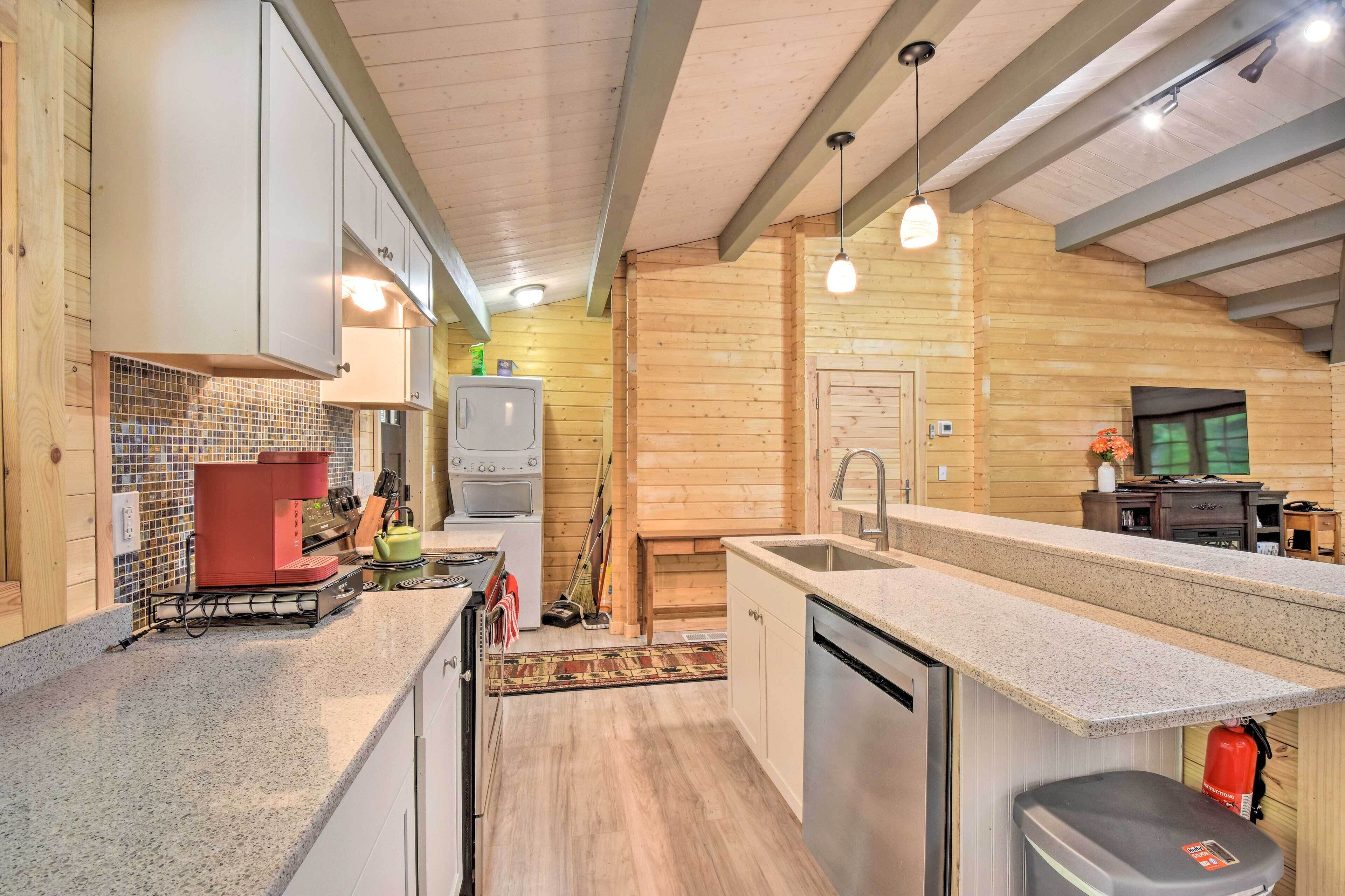 Secluded Otto Cabin w/ Fire Pit + Scenic Deck