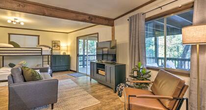 Near Trails: Cabin w/ 2-level Deck in Twain Harte