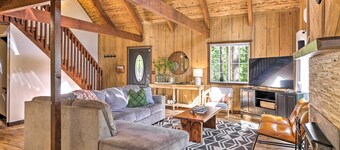 Near Trails: Cabin w/ 2-level Deck in Twain Harte