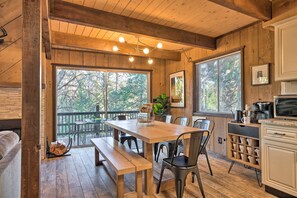 House (3 Bedrooms) | Interior - Near Trails: Cabin w/ 2-level Deck in Twain Harte (Twain Harte)