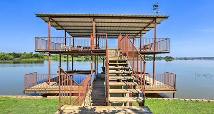 Granbury Lakefront Escape w/ Boat Dock & Slip!