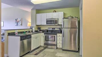 Departamento (2 Bedrooms) | Cocina privada | Microondas, horno, parrilla de estufa y lavavajillas