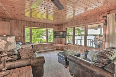 Lakefront Gloversville Home w/ Beach + Dock!