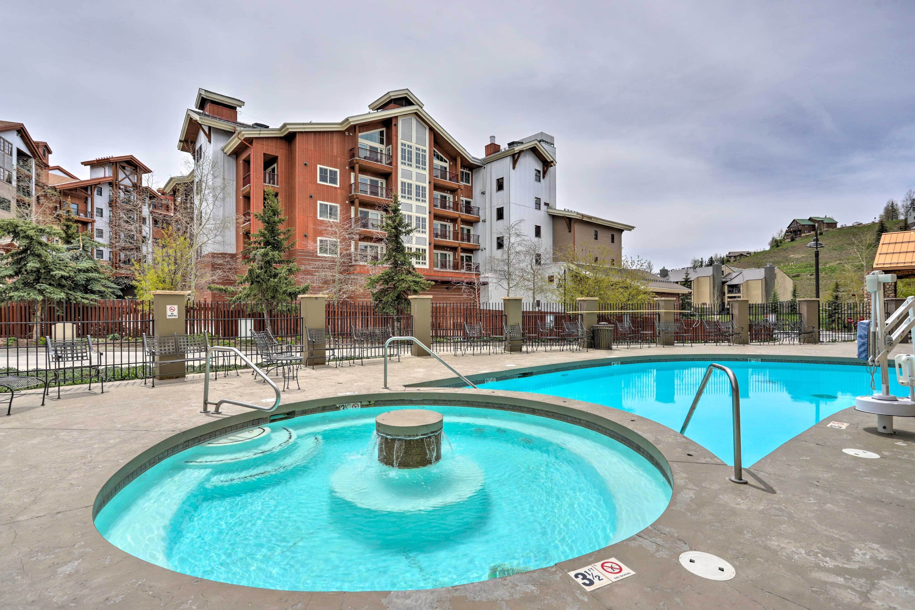 Crested Butte Studio w/ Community Hot Tub & Pool!