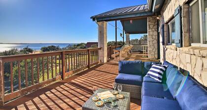 Sunny Lakefront Escape w/ Private Beach & Deck
