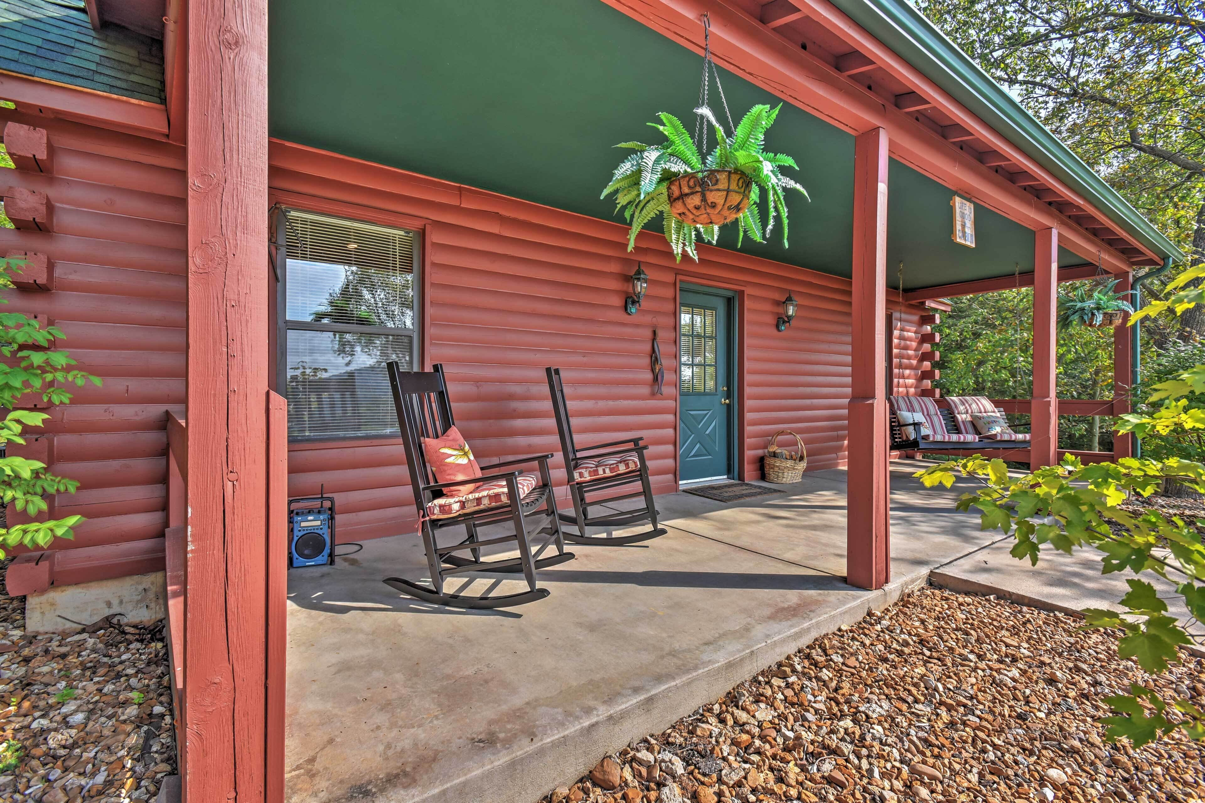 Hillside Cabin on 43 Acres w/ Private Lake & View!