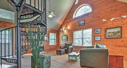 Hillside Cabin on 43 Acres w/ Private Lake & View!