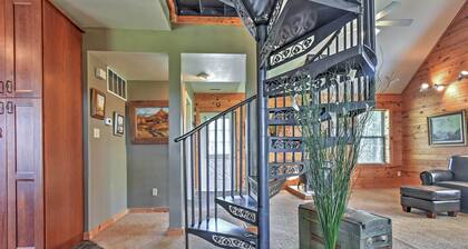 Hillside Cabin on 43 Acres w/ Private Lake & View!