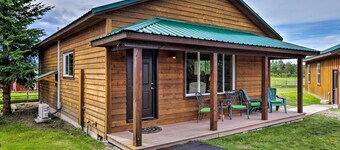 Cabin w/ Porch & View ~ 19 Mi to West Glacier